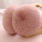 Women's Winter Warm Plush Earmuffs Cute Cartoon Fur Ball Earflap Thickened Ear Cap Antifreeze Cold-proof Ear Warmers Foldable Ear Muffs
