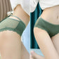 Sexy Panties Female Lace Seamless Transparent Mesh Hollow Underwear Large Size Charming Temptation Girl Briefs Pure Cotton Inner Crotch Ladies Panties