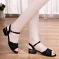 Summer Leather Ladies Sandals Fashion Middle-aged All-match Middle-heeled Fish Mouth Mother Sandals