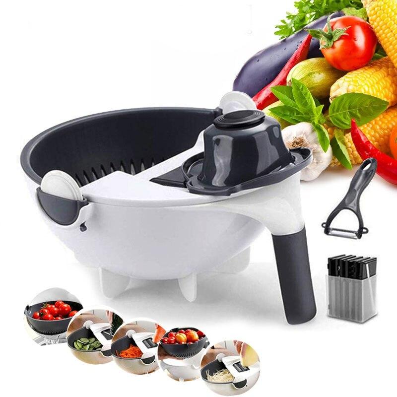 Multifunctional Household Slicer Vegetable Slicer Potato Carrot Onion Grater with Filter Kitchen Accessories Vegetable Grater Grater