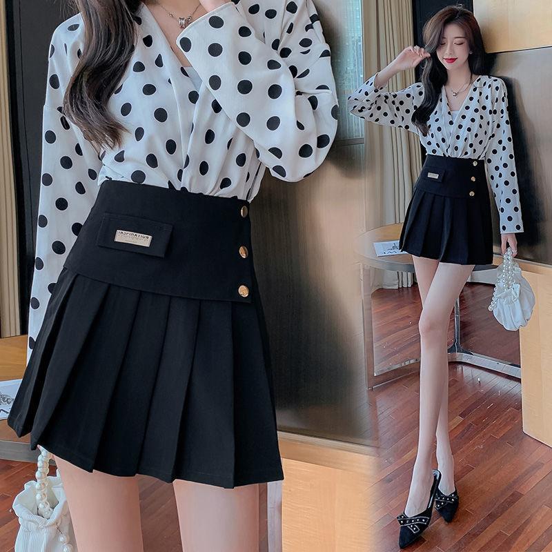 Irregular Women High Waist Pleated Skirt School Girl A-Line Short Skirt Uniforms Cosplay Sweet Girls