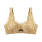 B C D Women's 3D Mask Cup Underwear No Rims Comfortable Full Cup for Big Breasts Female Sexy Lace Mesh Adjustable Brassiere Soft Thin Pad Top Bra