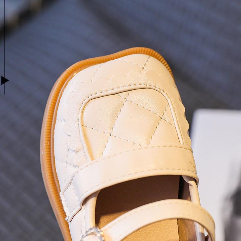 Children Elegant Princess Pu Leather Shoes for Girls Wedding Dress School Shoes Kids Summer Fashion Flat Sandals