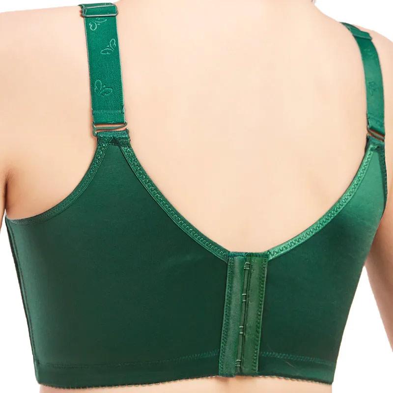 Large Size Underwear Thin Section No Steel Rings Gathering Large Breasts Adjustable Large Bra