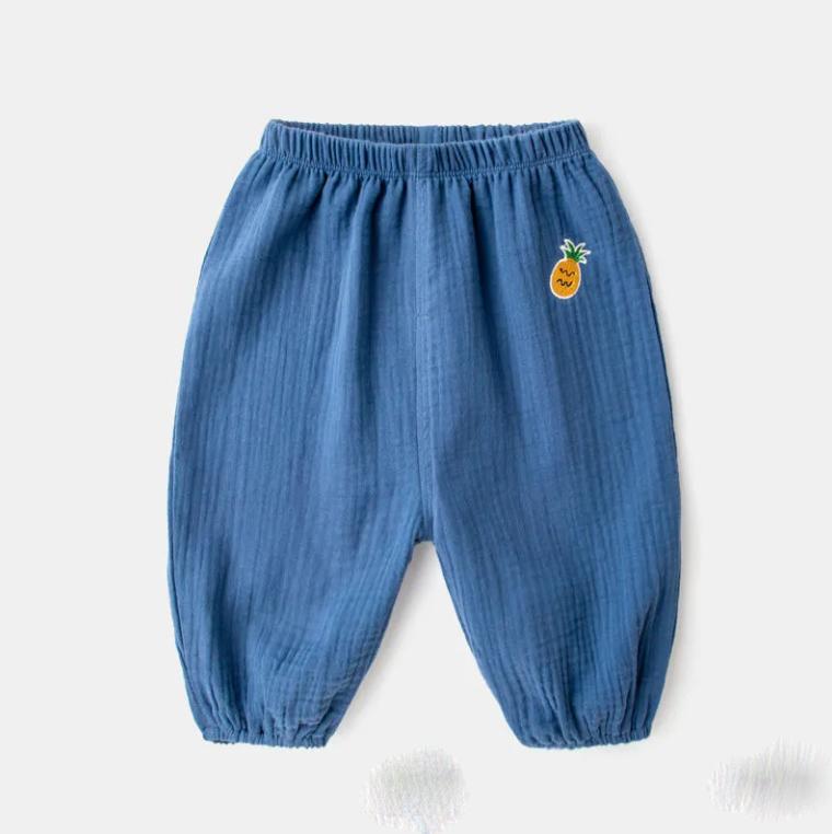 Children's Pants Summer Girls Anti Mosquito Pants Boys and Girls Air-conditioned Pants Leggings Casual Pants Children's Knickerbockers