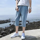 Men's Shorts Summer Loose Slim Casual Cropped Pants Breathable Versatile Soft and Comfortable Harem Style Shorts