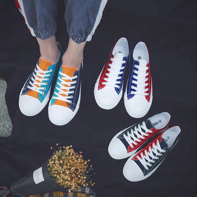 Summer Canvas Shoes Trend Casual Cloth Shoes Breathable Men's Shoes