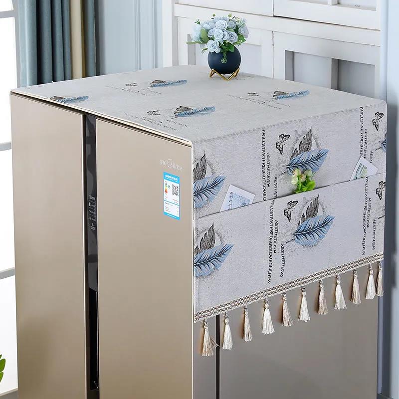 Refrigerator Hanging Bag Kitchen Dustproof Storage Range Cover Decorative Waterproof