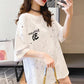 Plus Size Short Sleeve Women Dress Girl Loose O-Neck Casual Long T-shirt Dress Big Loose Home Comfort Outer Convenient