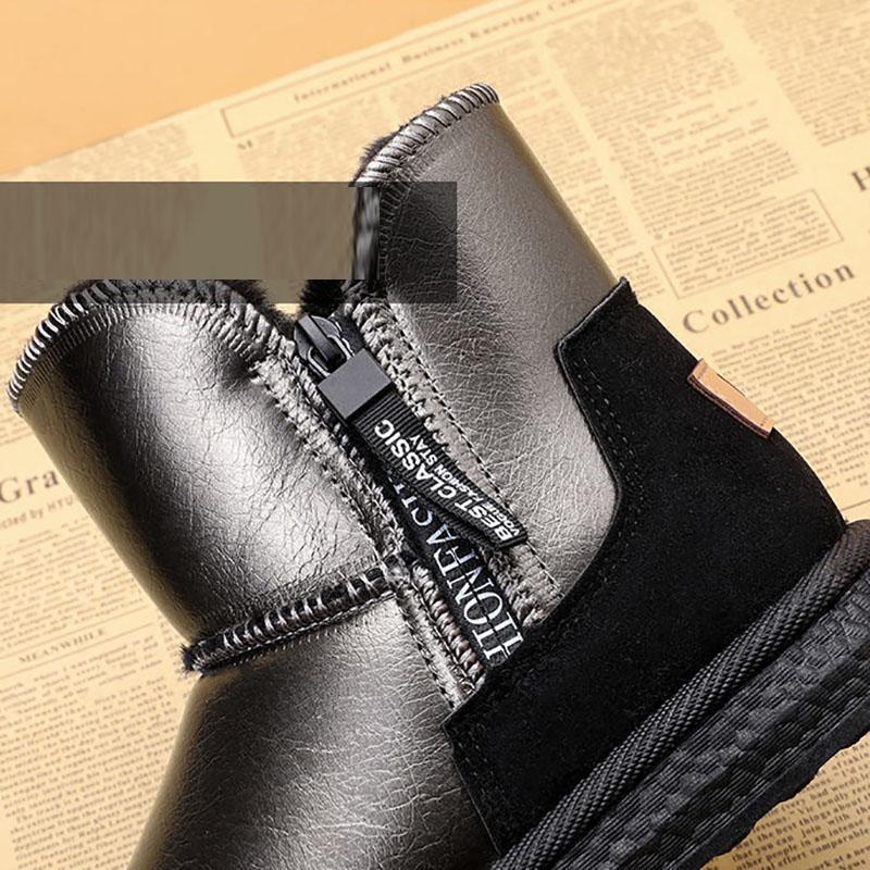 Snow Boots Women Plus Velvet In The Tube Waterproof Non-slip Fur Boots Winter Warm Cotton Shoes Boots
