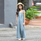 Girls' Bib Summer Children's Sling Jumpsuit Korean Version of Summer Girls Loose Pants