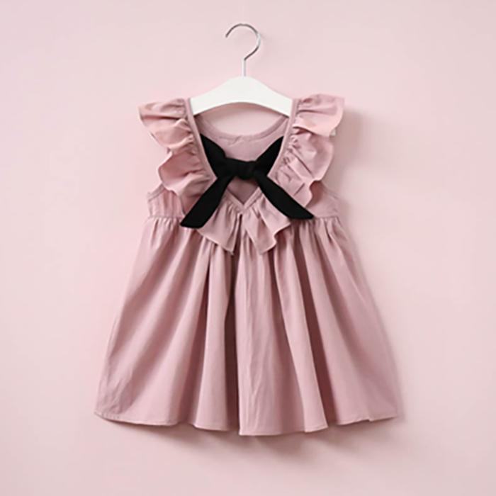 Girl Princess Dress New Summer Kid Girls Dress Sweet Children Party Suits Butterfly Costume Children Clothing