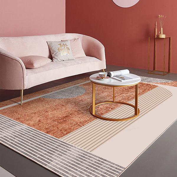 Nordic Minimalist Ins Style Geometric Living Room Sofa Coffee Table Bedroom Household Carpet Tatami Doormat Bedside Blanket