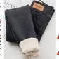 Super Thick Lamb Velvet Leggings Women's Outer Wear Winter Plus Velvet Thick Plus Size High-waist Slim-leg Pants Warm Cotton Trousers