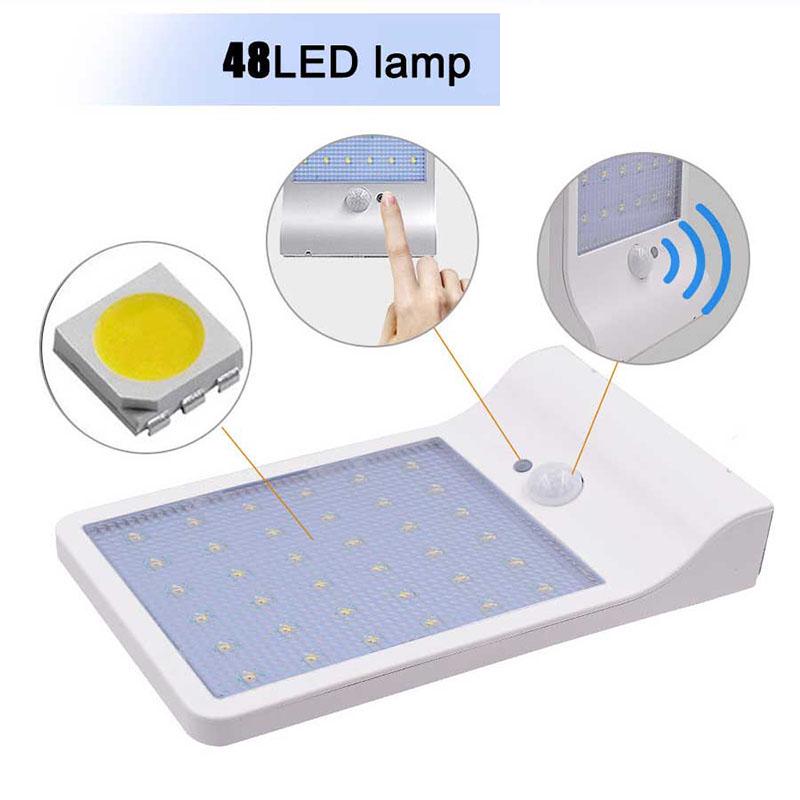 Solar Light Household Garden Light Outdoor Light Rural Street Light Waterproof Human Body Induction Wall Light LED Super Bright Outdoor