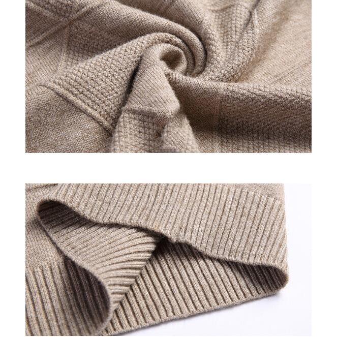 Sweater Men Casual Pullover Men Autumn Slim Fit Long Sleeve Shirt Men Sweaters Knitted Cashmere Wool