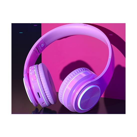 Wilress Headphones Bluetooth 5.0 Gaming Headset Hifi Stereo Sports Headphones for Computer with Mic