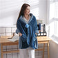 Autumn  Winter Multi functional Shawl Blanket Office Nap Blanket Thick Flannel Lamb Wool Blanket Knee Blanket Fur Ball Pocket Mantle Shawl