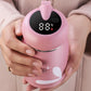Intelligent Temperature Measuring Flask Portable Water Cup Children's Cup Female Student Cute Portable Thermos Cup