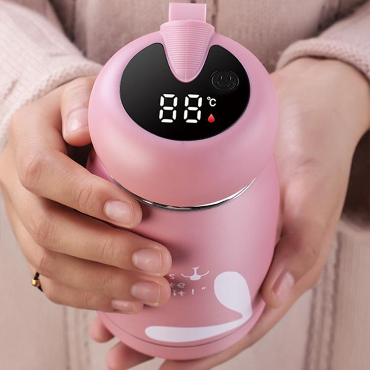 Intelligent Temperature Measuring Flask Portable Water Cup Children's Cup Female Student Cute Portable Thermos Cup