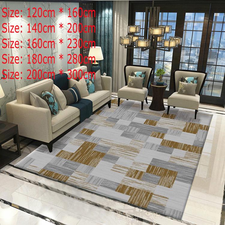 Geometric Carpets For Living Room Home Decor Bedroom Carpet Modern Soft Floor Mat Sofa Area Rugs