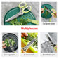 5-Leaf Vegetable Scissors Stainless Steel Food Scissors Multi-function Kitchen Supplies Heavy Sharp Scissors