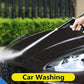 High Pressure Water Gun Set Car Wash Gun and 15m Hose Household Gardening Portable Watering Gun Watering Tool