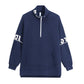 Mid-length Stand-up Collar Cotton Sweat Women Spring and Autumn Loose Pullover Blouse Fashionable Slim Coat