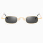 Small Steampunk Sunglasses Women Fashion Metal Retro Yellow Sun Glasses for Men Brand Designer Mirro