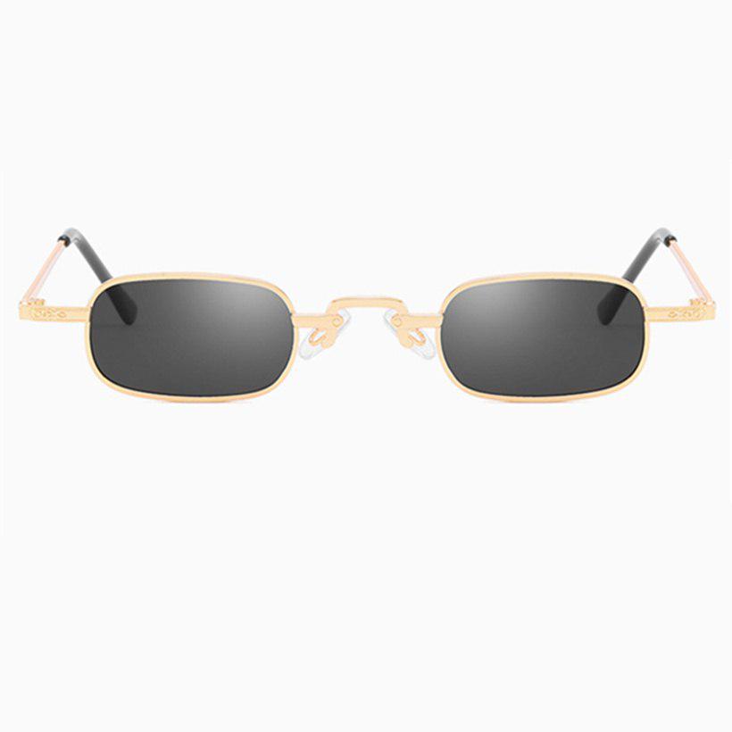 Small Steampunk Sunglasses Women Fashion Metal Retro Yellow Sun Glasses for Men Brand Designer Mirro