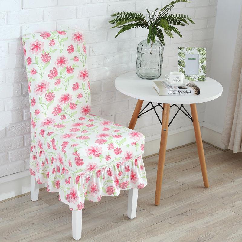 Elastic Slipcovers Chair Covers Stretch Removable Dining Chair Cover With Backrest Modern Kitchen