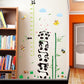 Panda tall cartoon height wall stickers bedroom living room background decoration removable stickers