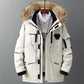 Winter Parka Men's Coat Long Oversize Real Fur Hood Military Army Male Jackets Padded Fleece Cloths