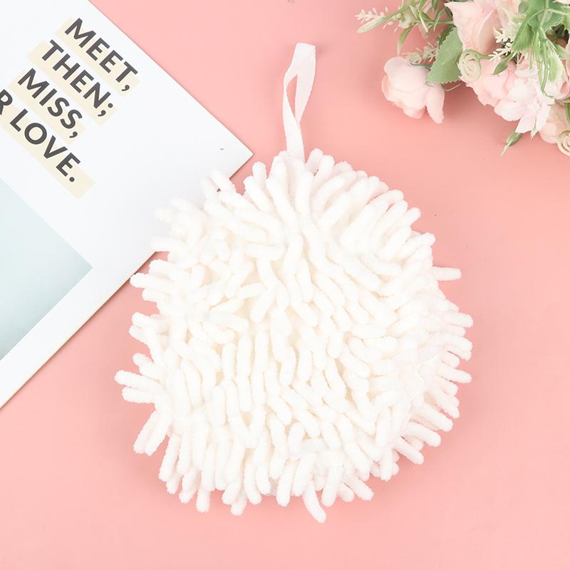 Plush Chenille Hand Towel Kitchen Towels Bathroom Soft Quick-Drying Towel