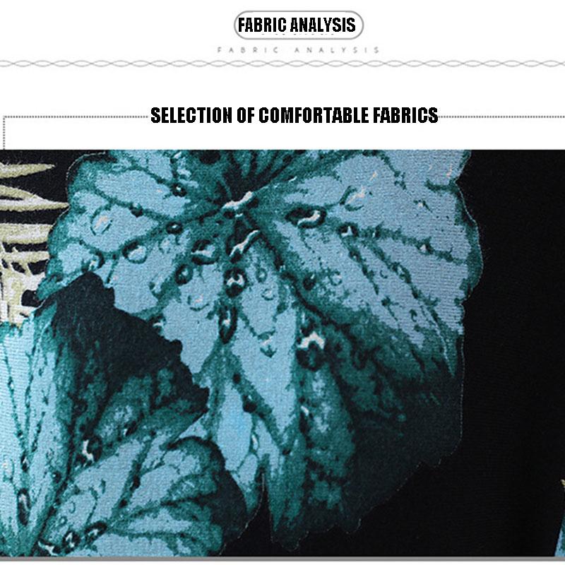 Floral Print  Knit Dress Women Long Sweaters Casual Long Sleeve Loose Pullover Soft Jumper Autumn Winter Knitted Sweaters Dress