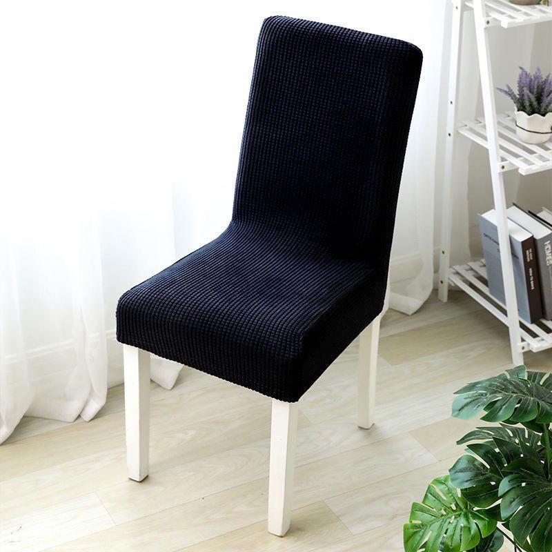Solid Color Spandex Chair Covers Stretch Dining Room Seat Cover Elastic Chair Protective Case for Restaurant Wedding Banquet