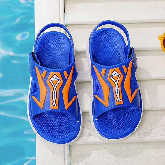 Boy's Summer Sandals Soft Sole Wear-resistant Outdoor Light Sandals Big Boys Anti-slip Flat Casual Cool Shoes
