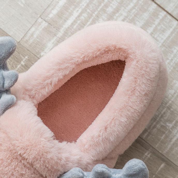 Female Winter Home Cute Cartoon Cotton Slippers Women Warm Indoor Soft Bottom Anti-skid Cotton Slippers