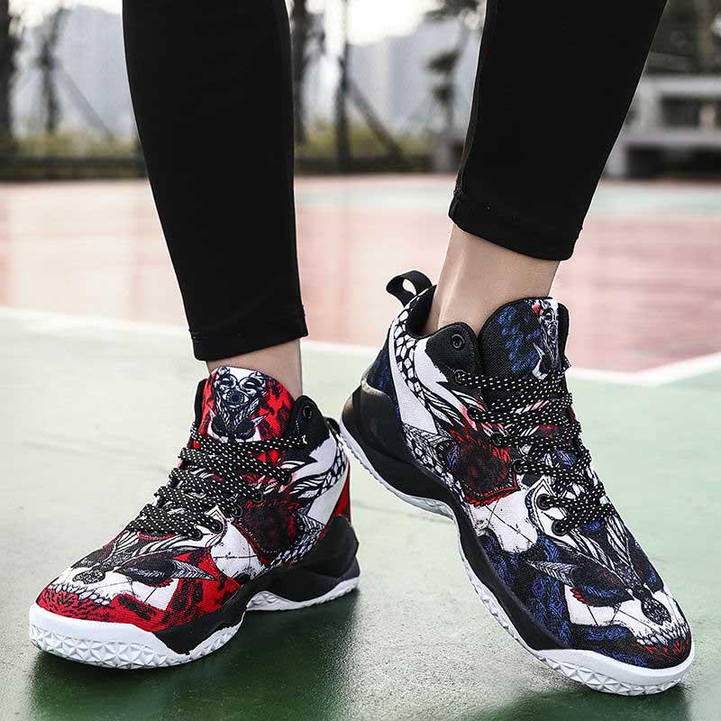 Women Mesh Sneakers Wear-resistant Basketball Shoes Deodorant Comfortable Outdoor Running Shoes