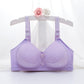 Middle-aged Underwear Women's Large Size Thin No Rims Mother's Bra Adjustment Anti-sagging Bra and Breast Gathering Bra