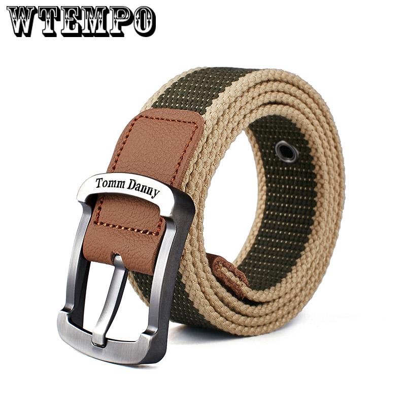 Fashion Luxury Gentleman Belt Without Holes Men's Elastic Reversible Belt Stretch Woven Canvas Belt