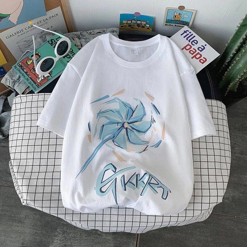 Short-sleeved T-shirt Men's Summer Trend Loose Casual Half-sleeved Shirt All-match Compassionate