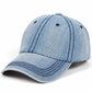 High Quality Washed Cowboy Cotton Adjustable Solid Color Baseball Cap Unisex Couple Cap Fashion