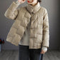 Winter Women's Down Jacket White Duck Down Stand Collar Jacket Warm Winter Jacket Parka Coat Women's Portable Jacket