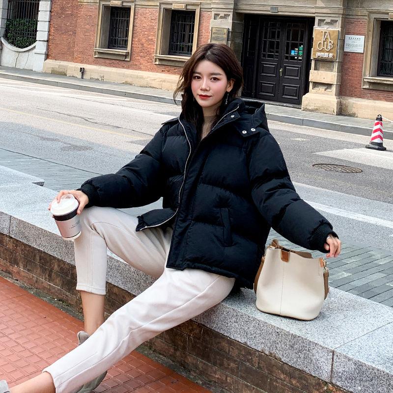 Winter Trend of Women's Bread  Loose Cotton Coat Short Comfortable and Warm Padded Jacket