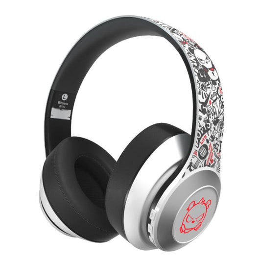 Angry Bear LED Colorful Lights Gaming Headset Wireless Bluetooth 5.0 Headphones with MIC Mp3 Player