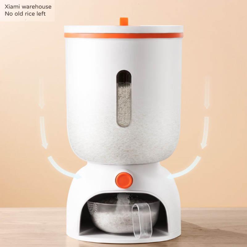 Household Anti-sealing Moisture-proof Multi-function Rice Cylinder Food Grade Storage Rice Can Kitchen Thick Thick Capacity Storage Bucket