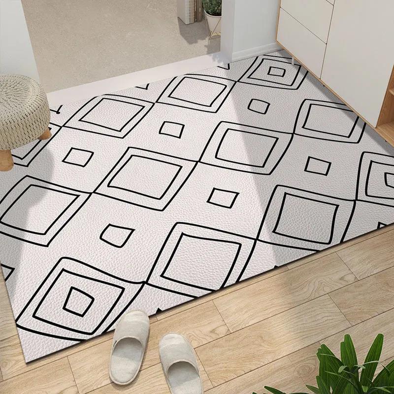 PVC Door Pad Entry Door Leather Floor Bathroom Bathroom Foot Pad Can Be Cut Cut Carpet Strip