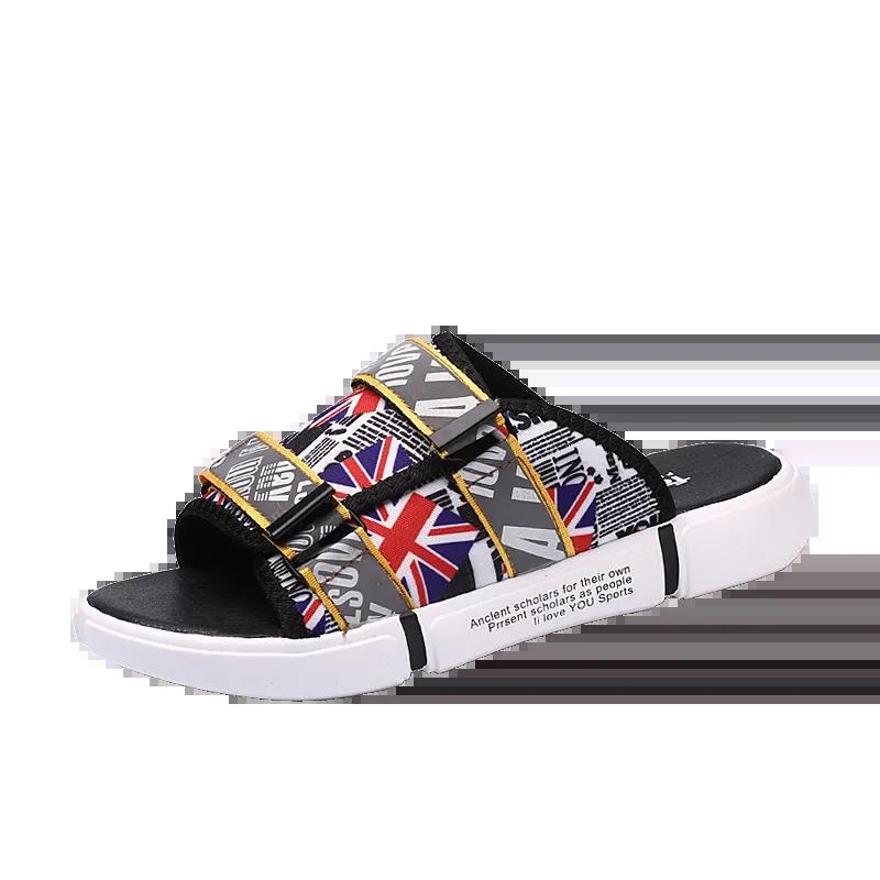Summer Slippers Men's Trend Fashion Flip-flops Outer Wear Drag Non-slip Casual Sandals and Slippers Sandals