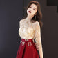 Little Evening Dress Female Long Party Dress Party Dinner Party Banquet Noble and Thin Host